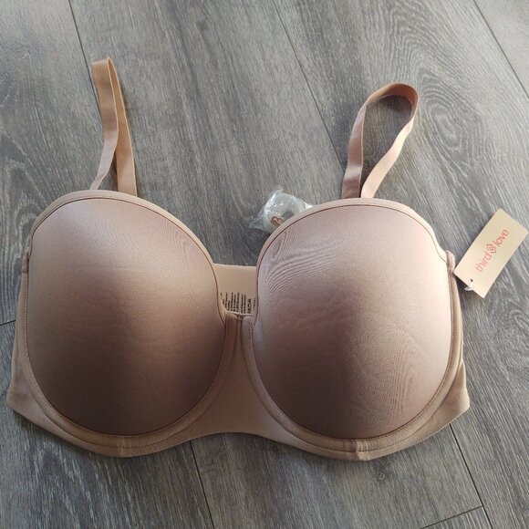 NWOT ThirdLove Convertible Strapless Bra Size 34G / 34 G
